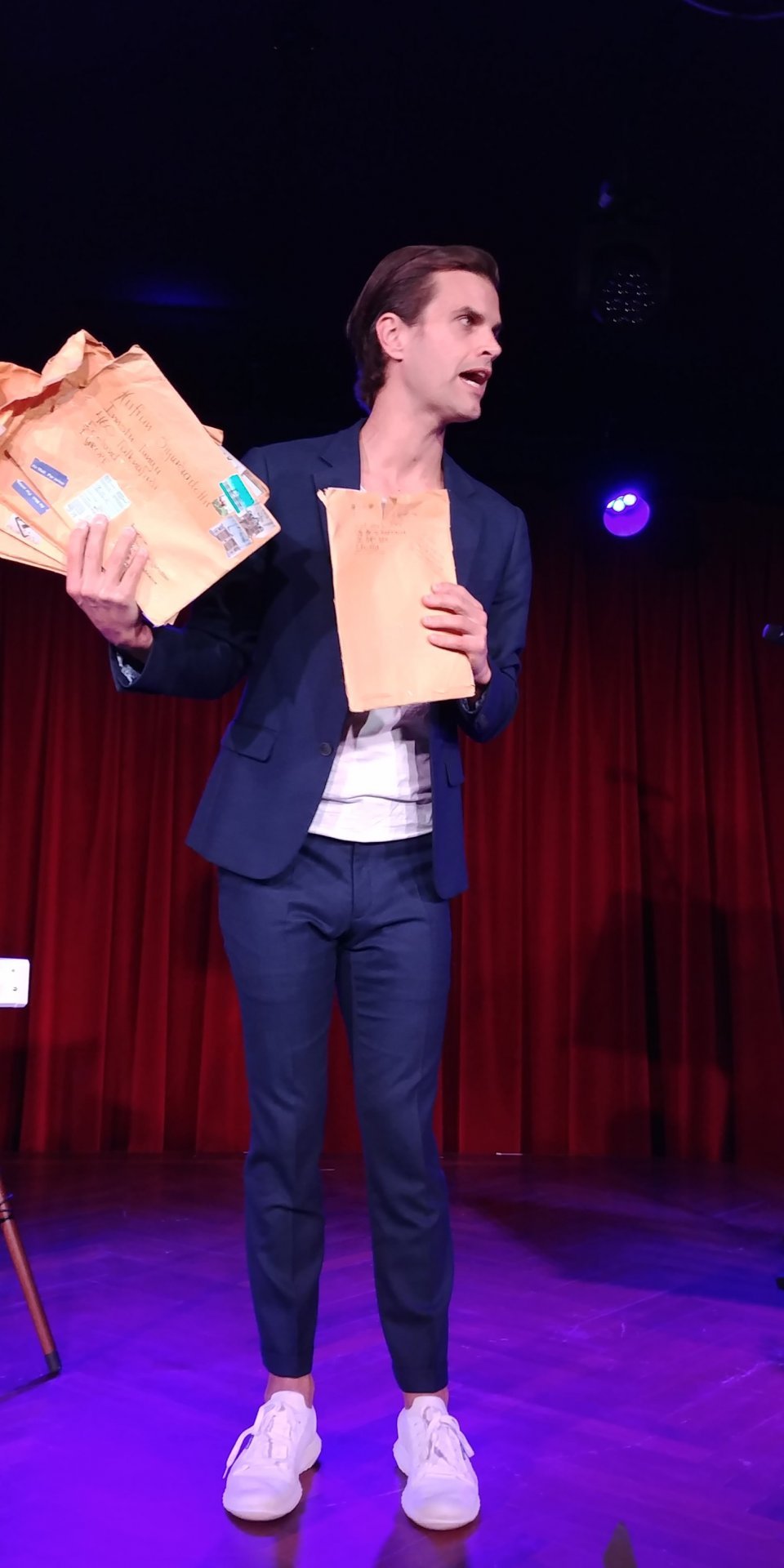 Bjarni Snæbjörnsson í sýningunni 