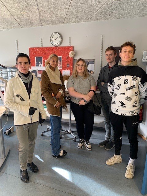 Nemendur í Borgarleikhúsinu