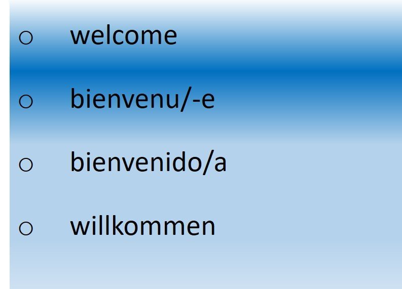 Stöðupróf í ensku, frönsku, spænsku og þýsku