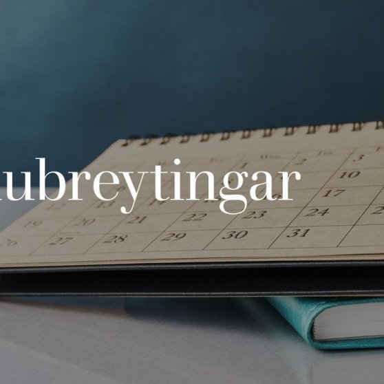 Töflubreytingar vorönn 2026