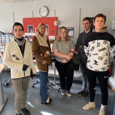 Nemendur í Borgarleikhúsinu