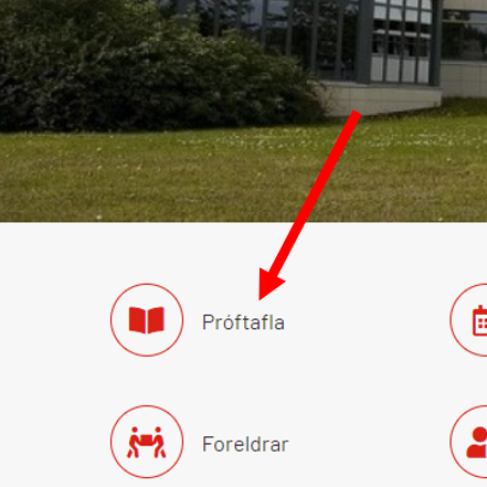 Próftafla haustannar