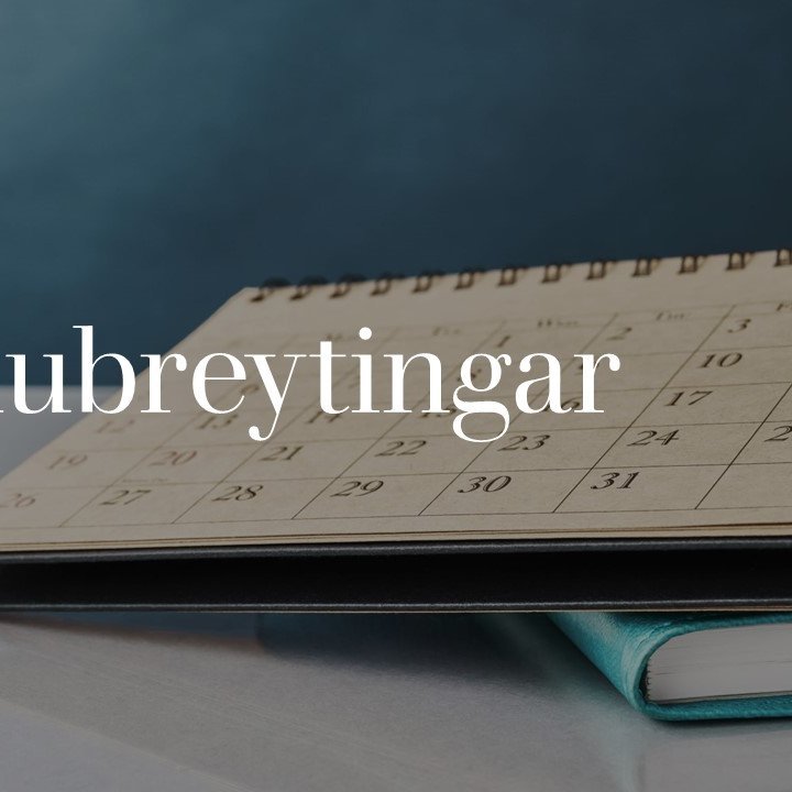 Töflubreytingar haustönn 2025